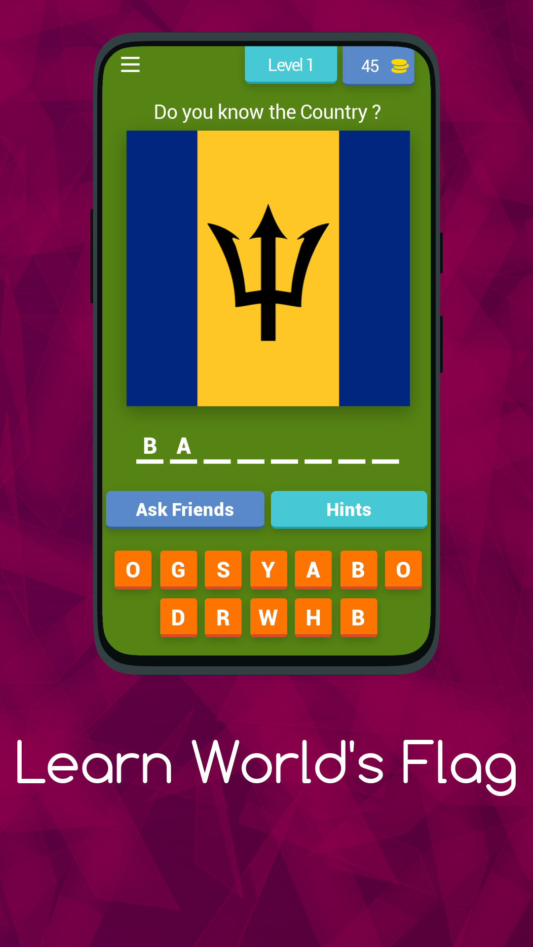 World Flags Trivia Challenge | Indus Appstore | Screenshot