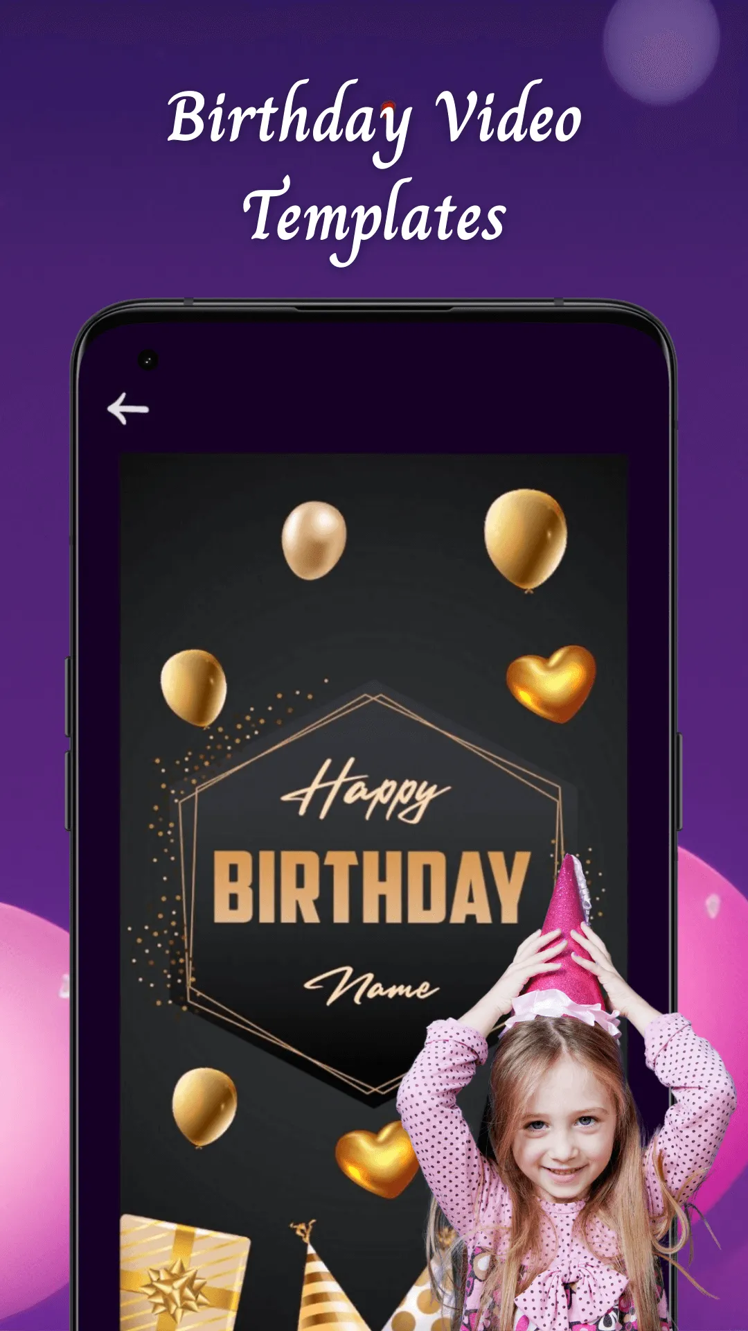 Birthday Video Maker With Song | Indus Appstore | Screenshot