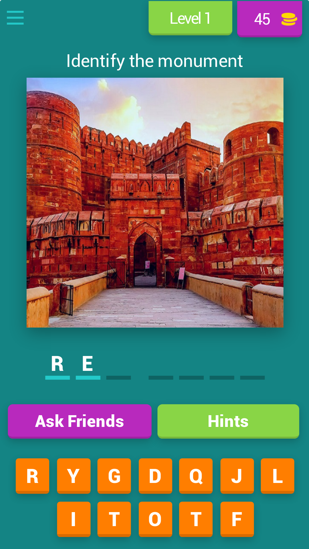 Identify And Learn-1 Indian monuments | Indus Appstore | Screenshot