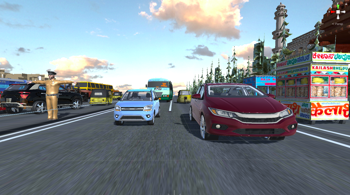 INDIAN CAR TRAFFIC DRIVING SIM 3D | Indus Appstore | Screenshot