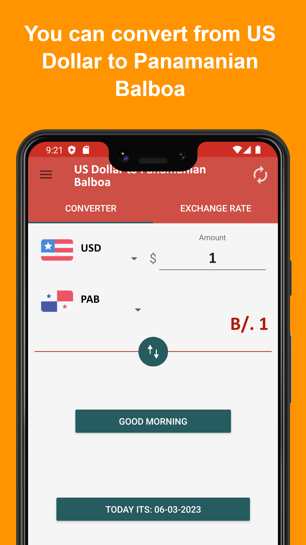 US dollar to Panamanian balboa | Indus Appstore | Screenshot