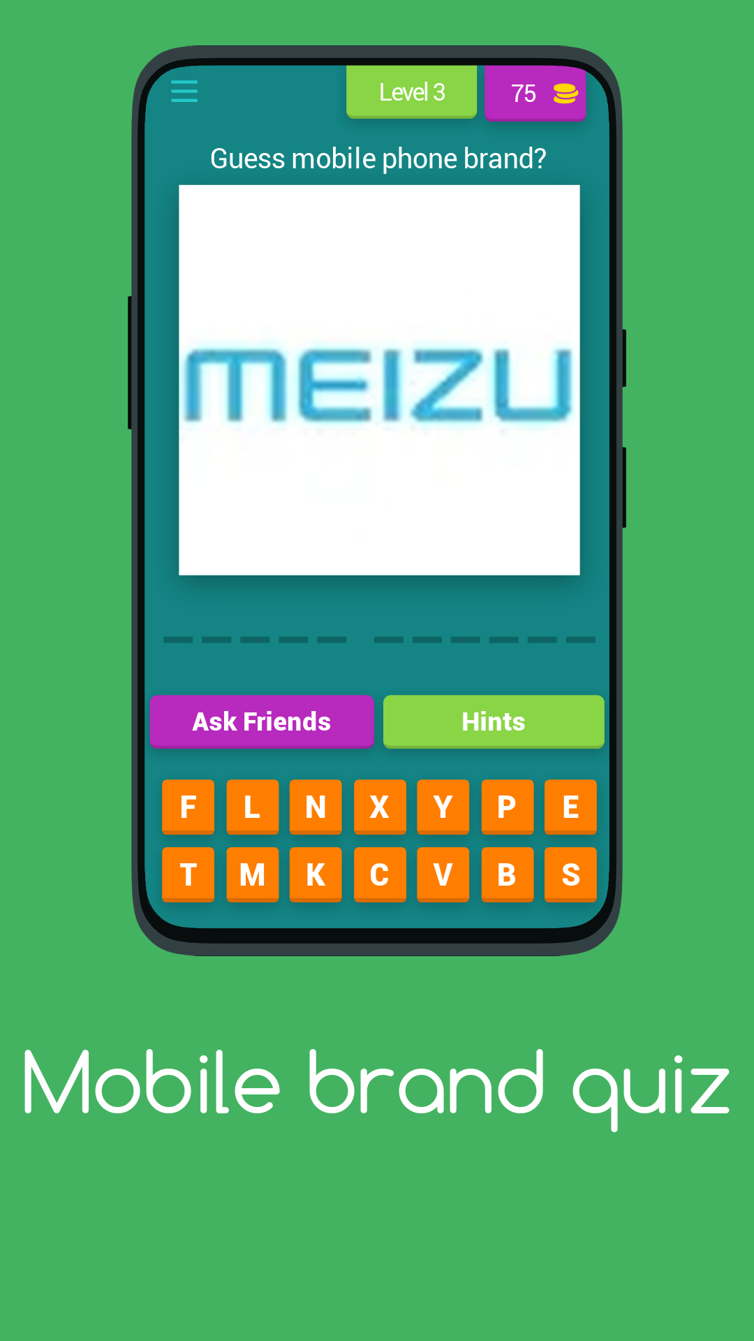 Mobile brand quiz | Indus Appstore | Screenshot