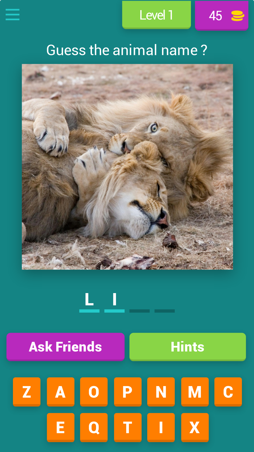 Guess the Animal Quiz Game | Indus Appstore | Screenshot