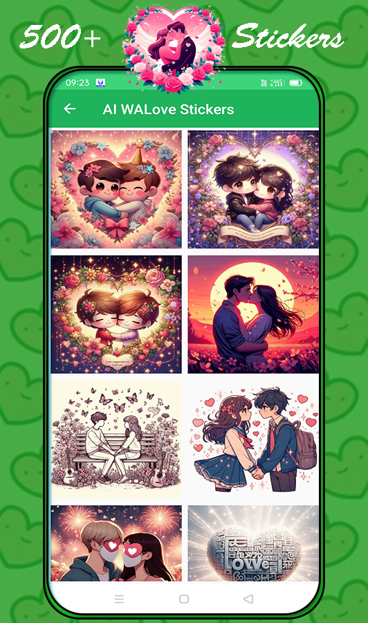 Ai WA Love Stickers | Indus Appstore | Screenshot