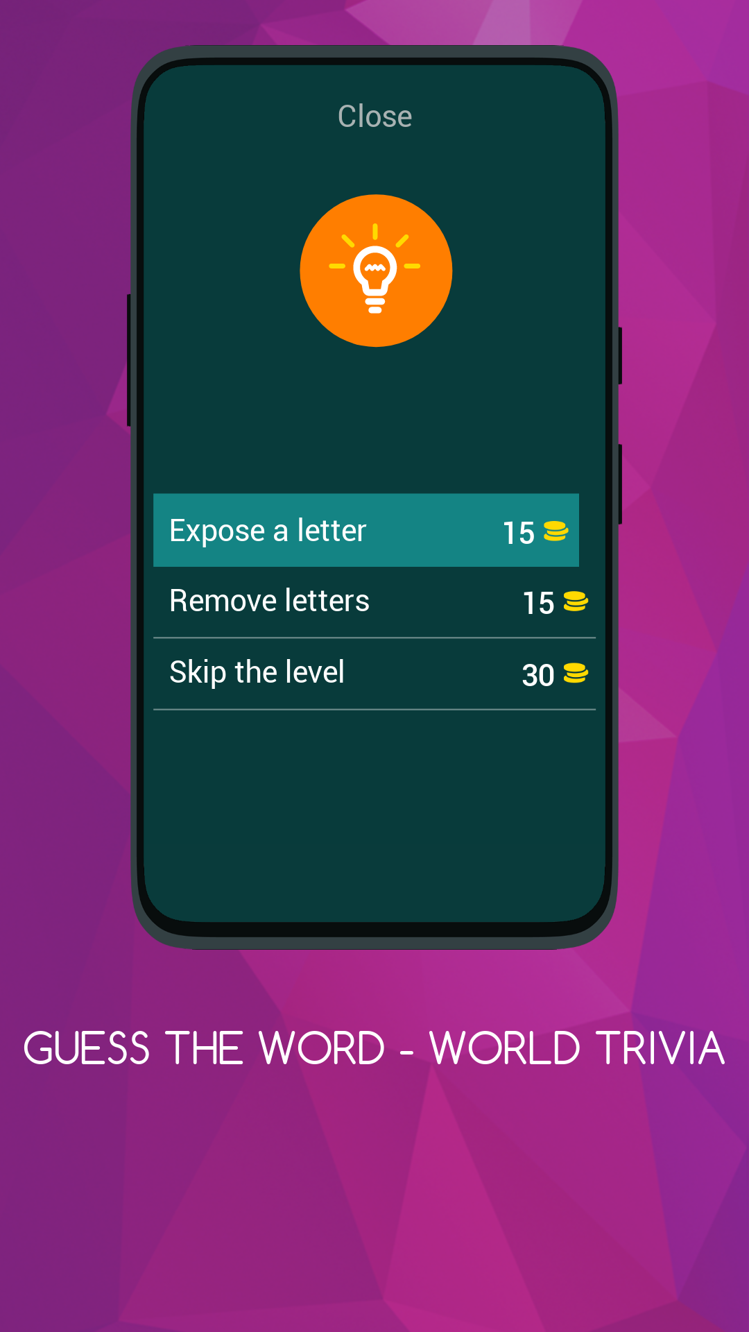 GUESS THE WORD - WOLRD TRIVIA | Indus Appstore | Screenshot