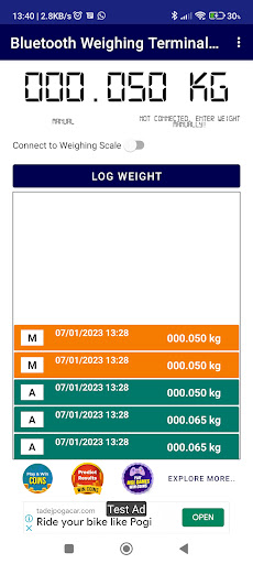 BT Weighing Scale Terminal 2.0 | Indus Appstore | Screenshot