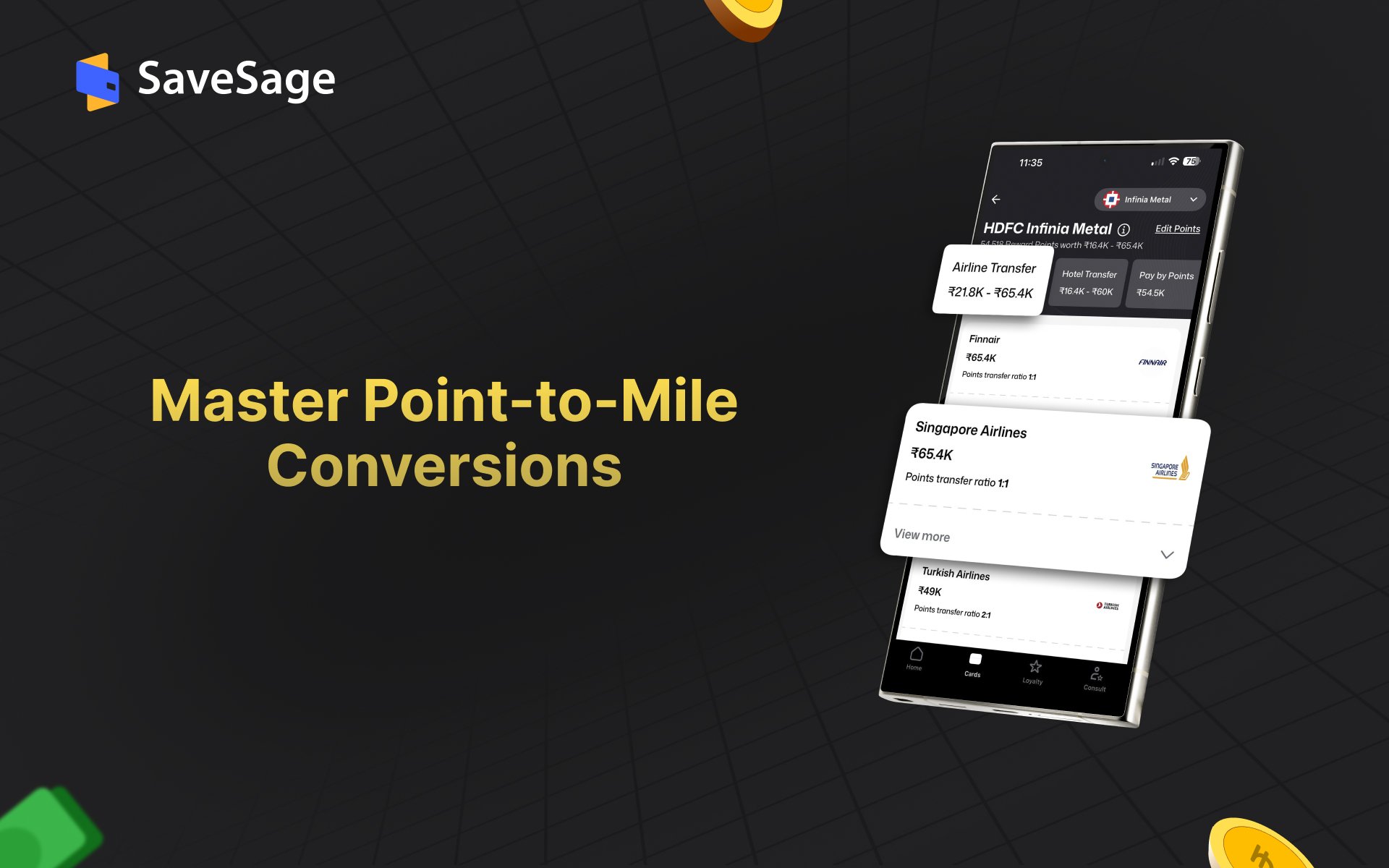 SaveSage® : Credit Card Points | Indus Appstore | Screenshot