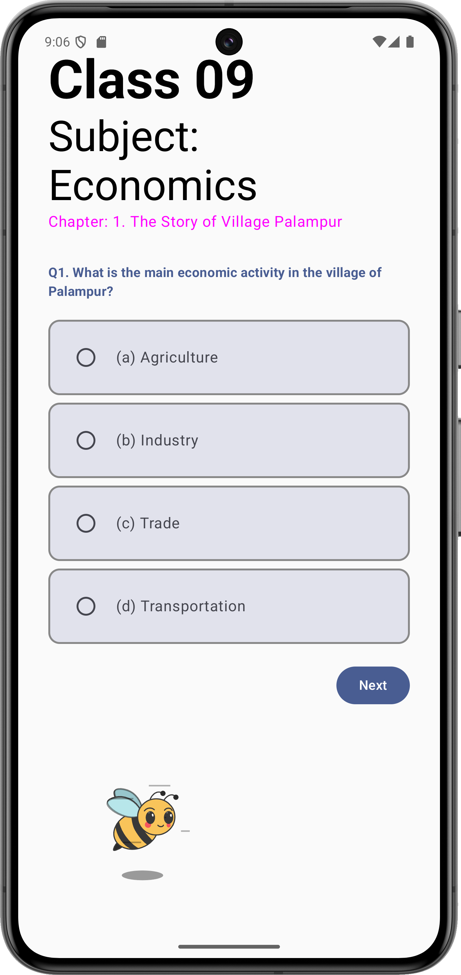 CBSE 9th Social Science MCQ Quiz App | Indus Appstore | Screenshot