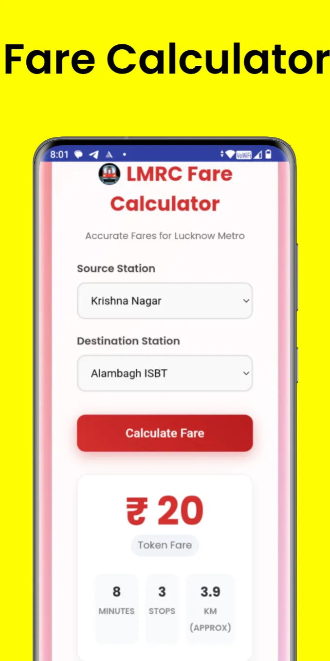 Lucknow Metro : Find Route Details, Visual Route, Map , fare, travel time and Distance | Indus Appstore | Screenshot