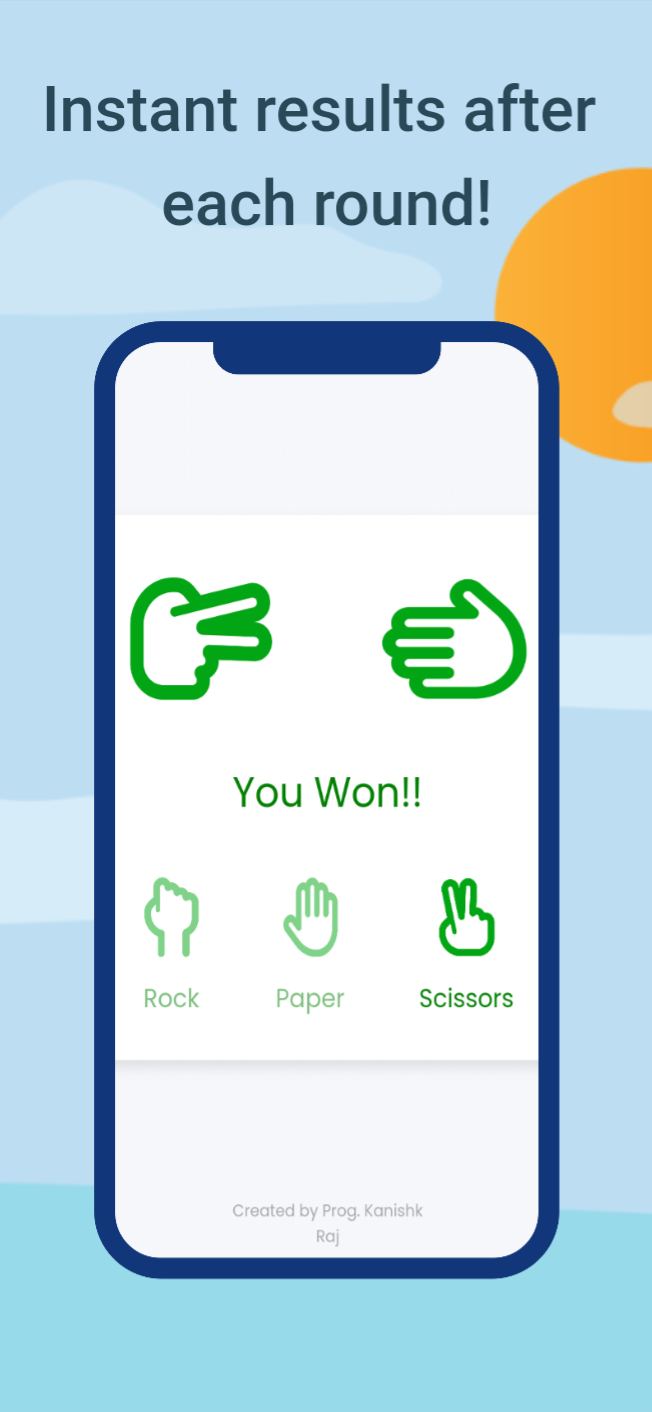 Rock Paper Scissors Game. | Indus Appstore | Screenshot