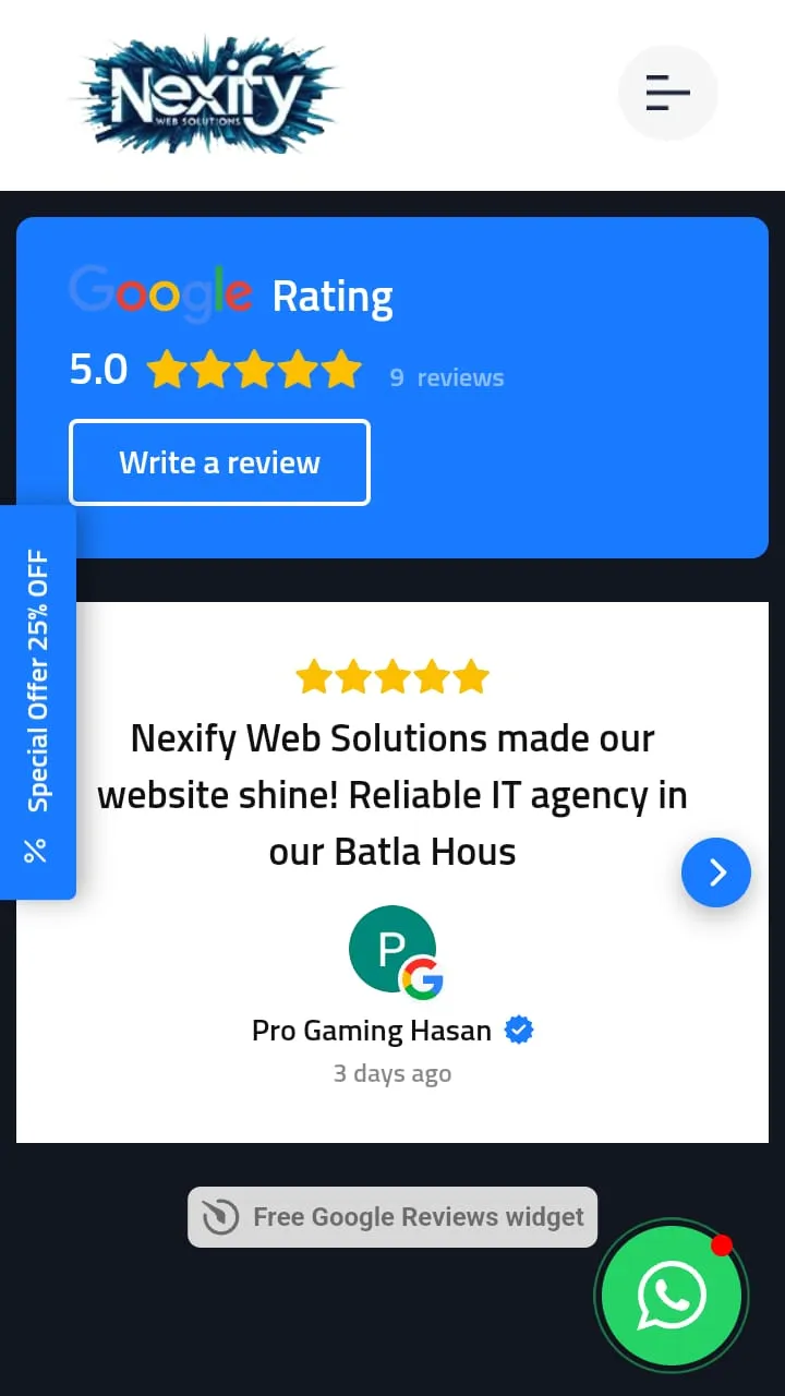 Nexify Web Solutions | Indus Appstore | Screenshot