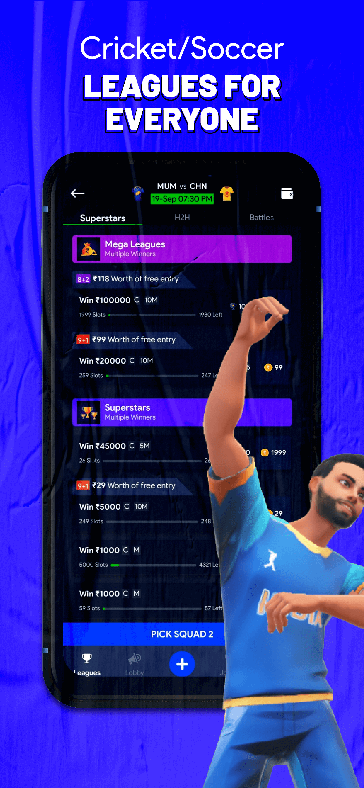 LeagueX | Indus Appstore | Screenshot