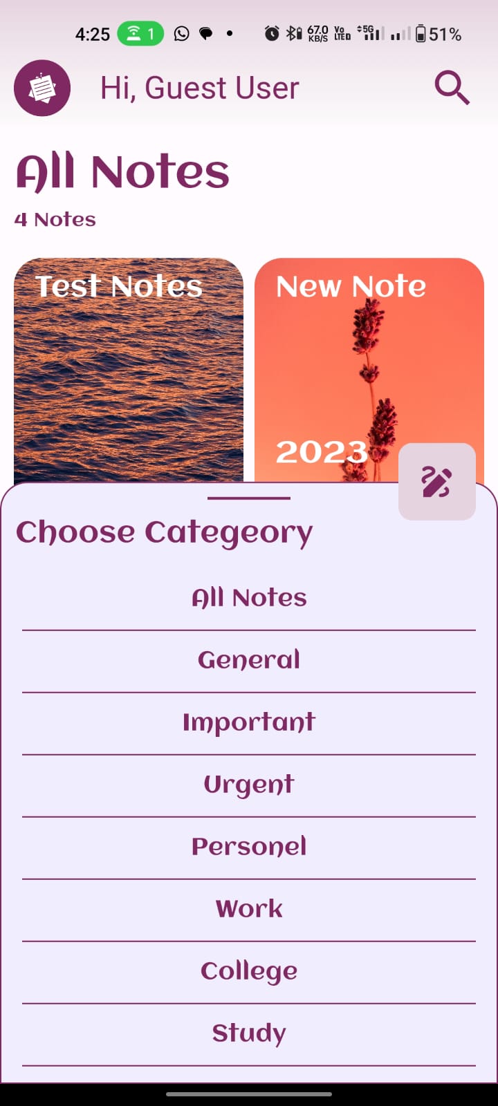 Notescribe | Indus Appstore | Screenshot