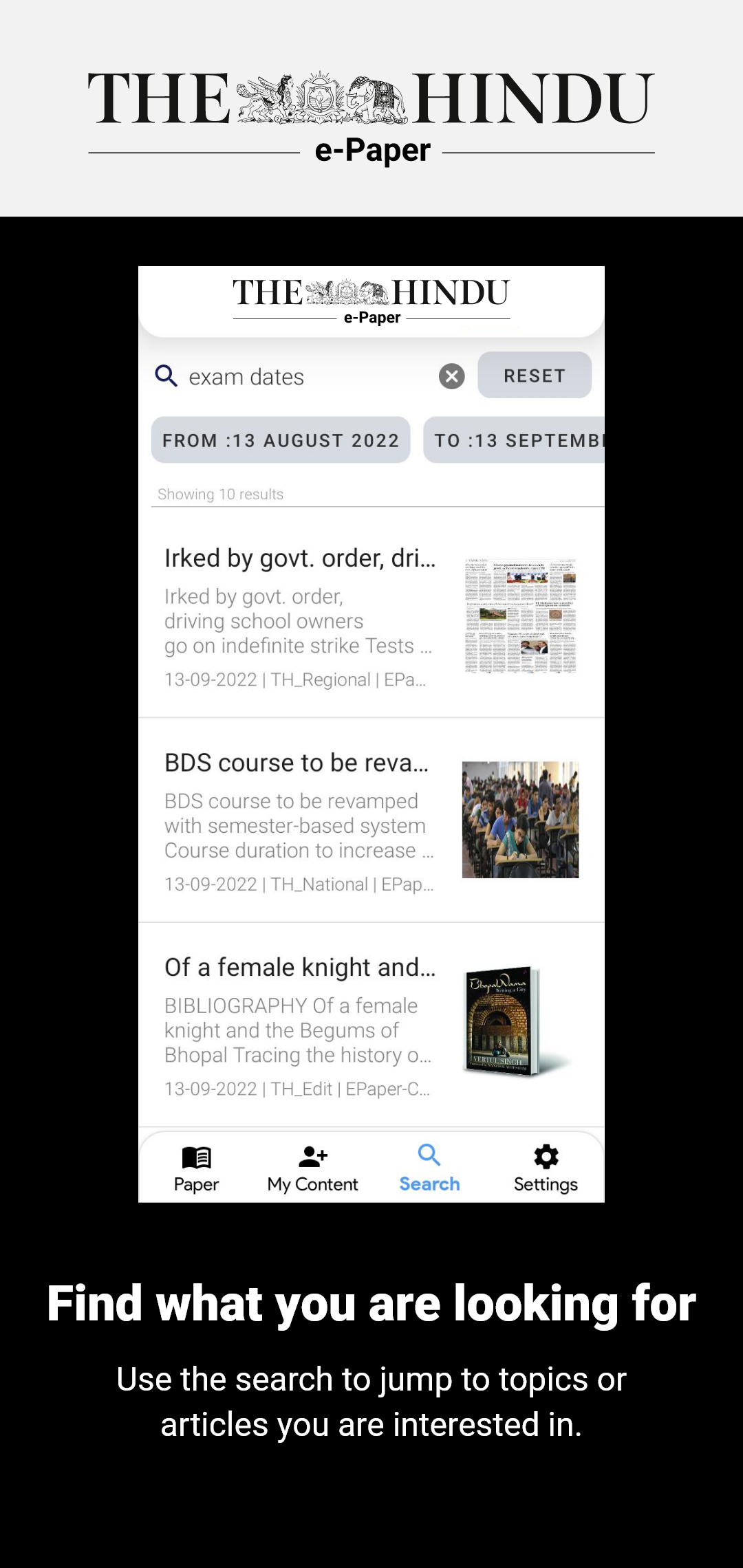 The Hindu ePaper | Indus Appstore | Screenshot