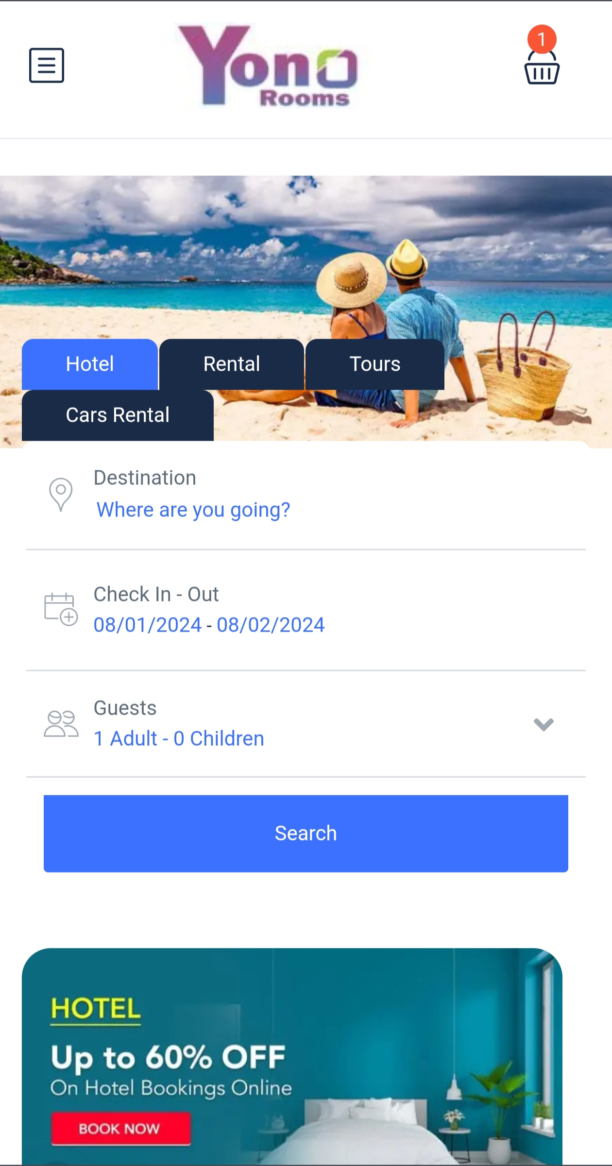 Yono Rooms - Hotel Booking App | Indus Appstore | Screenshot