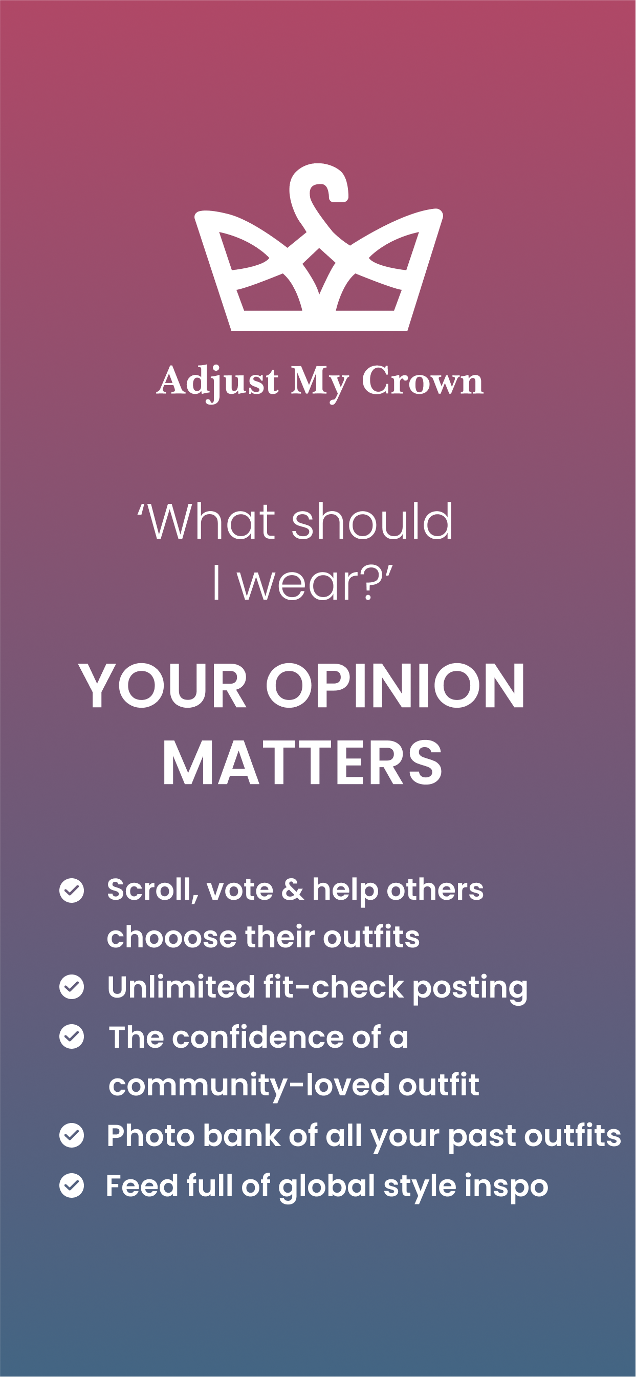 Adjust My Crown Mindful Closet | Indus Appstore | Screenshot