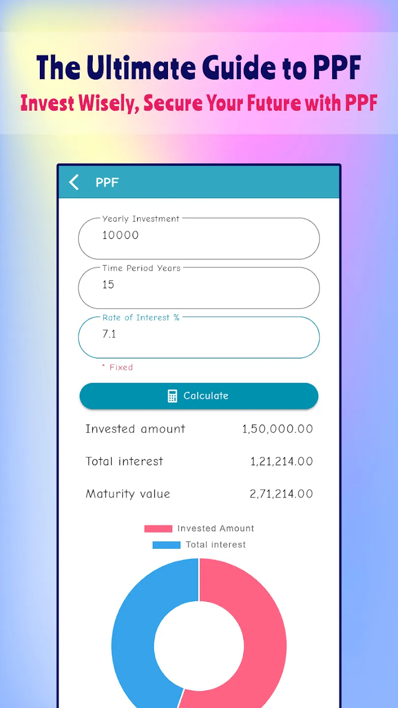 Financial Calculator: EMI, SIP | Indus Appstore | Screenshot