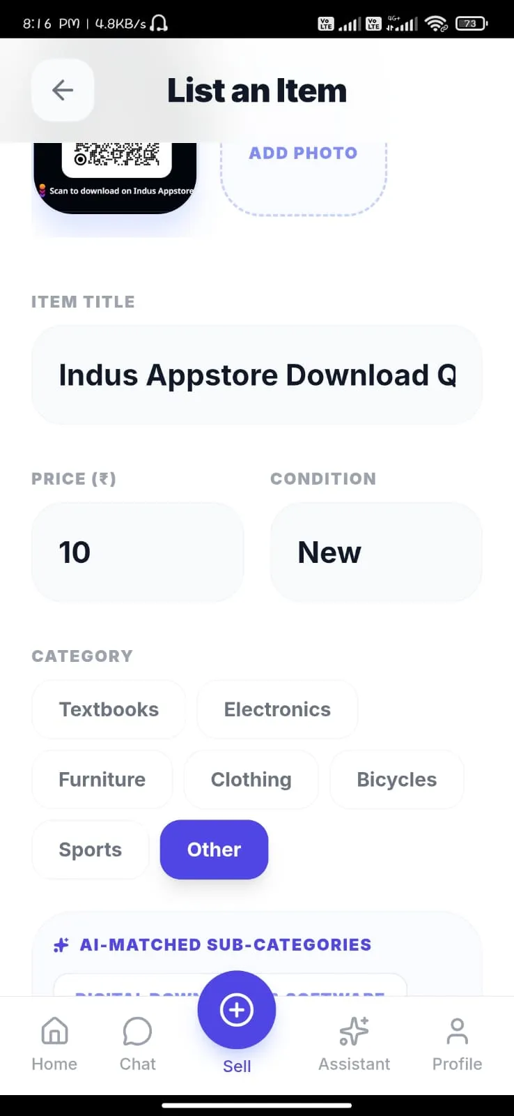 CarpooX - Local Marketplace to Buy & Sell Nearby | Indus Appstore | Screenshot
