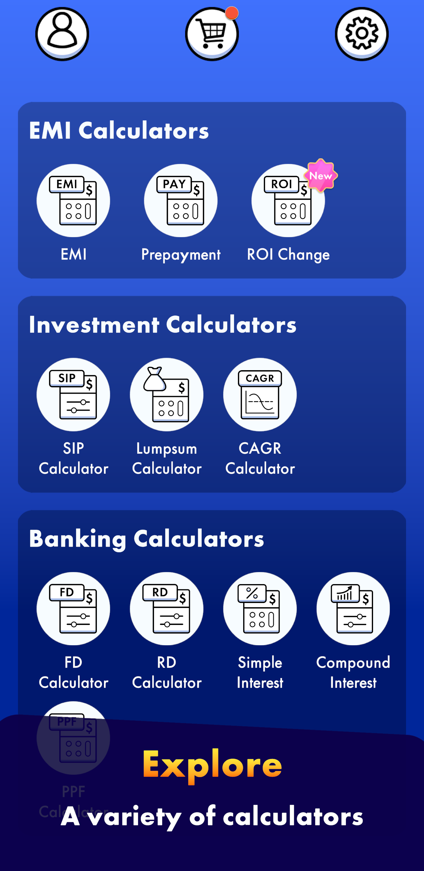 EMI Calculator Pro: Calculate Loans & Tax | Indus Appstore | Screenshot