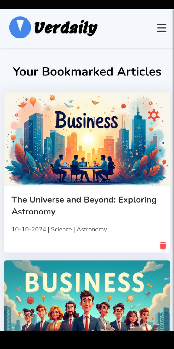 Verdaily - Business & Science | Indus Appstore | Screenshot