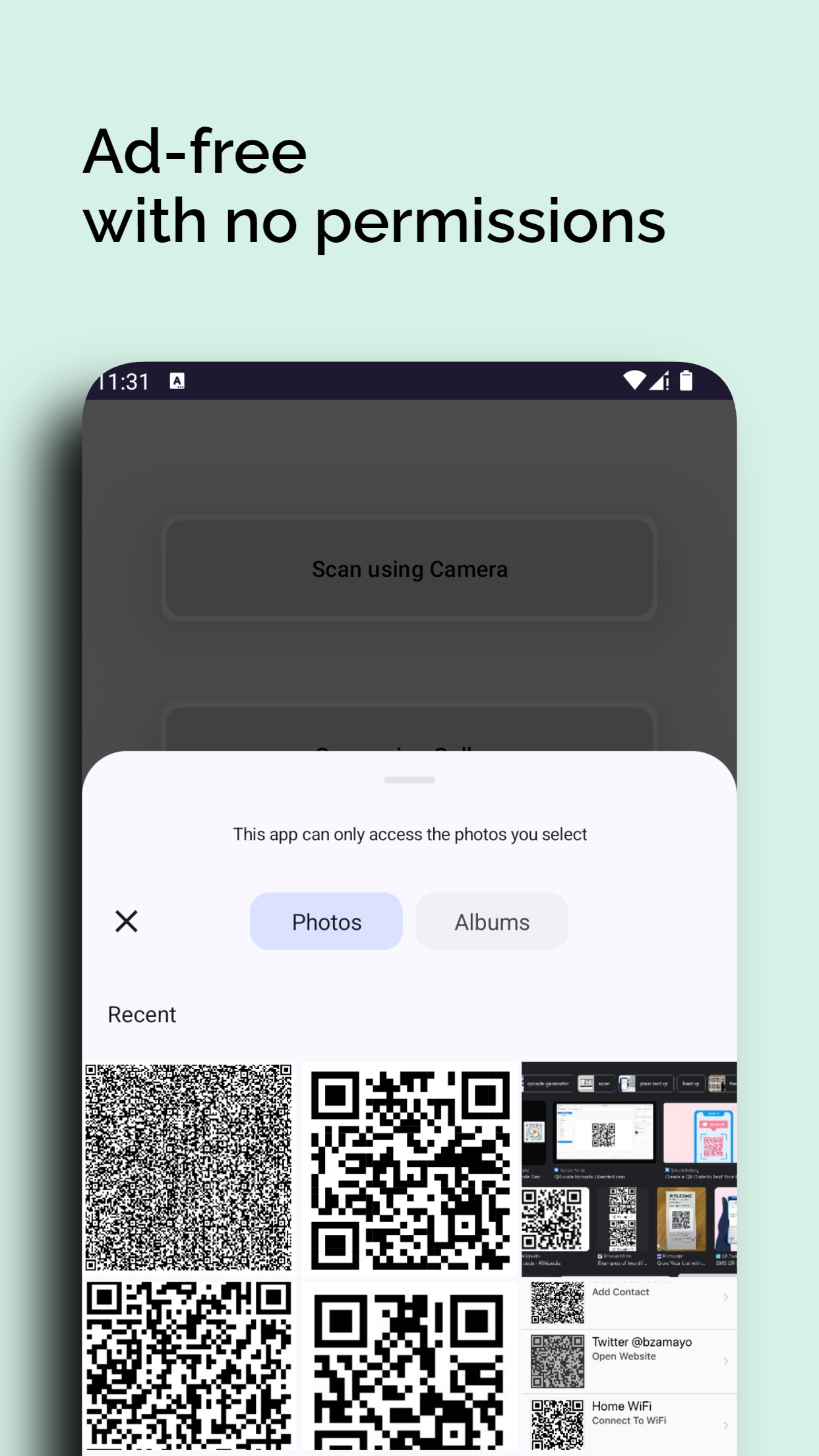 Ai Qr Scanner : scan every type of Qr code | Indus Appstore | Screenshot