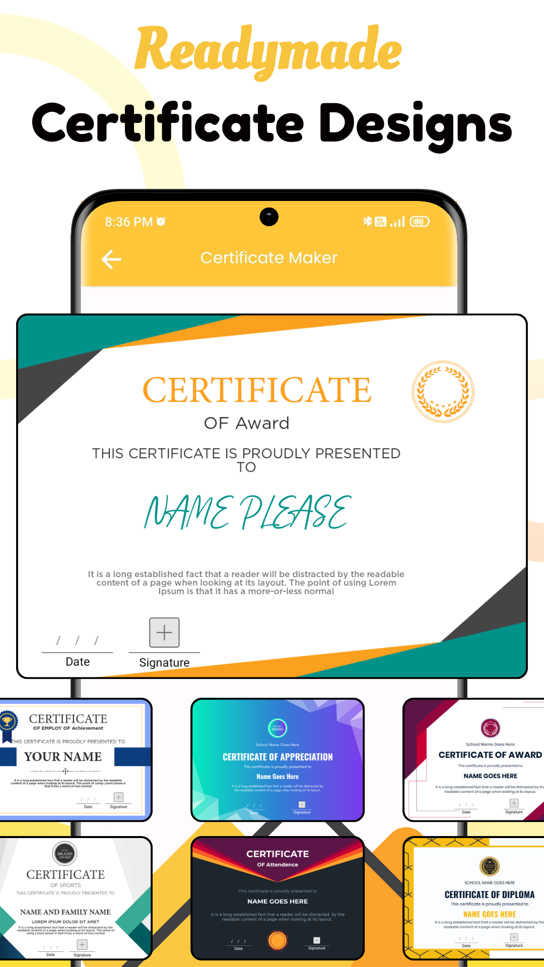 Certificate Maker & Template | Indus Appstore | Screenshot