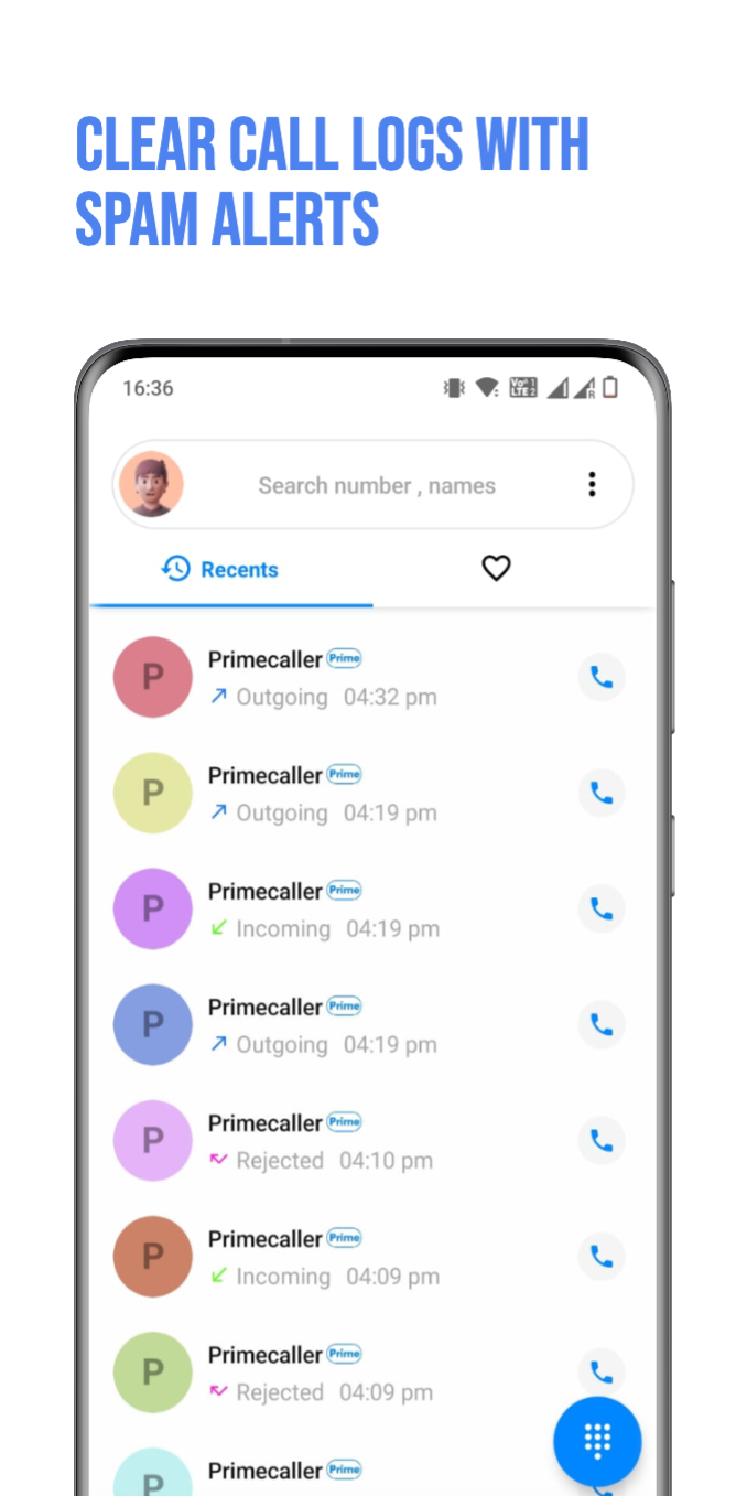 Primecaller - Free Call Recording Feature | Indus Appstore | Screenshot