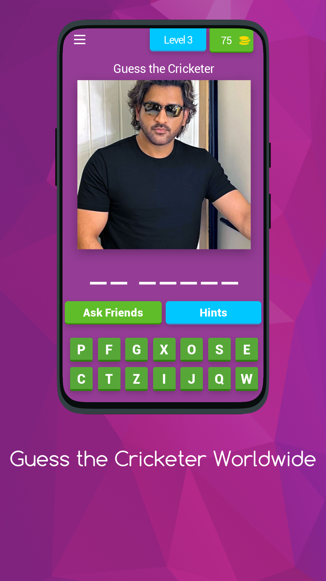 Guess the Cricket Star - Ultimate Cricket Fan Quiz! | Indus Appstore | Screenshot