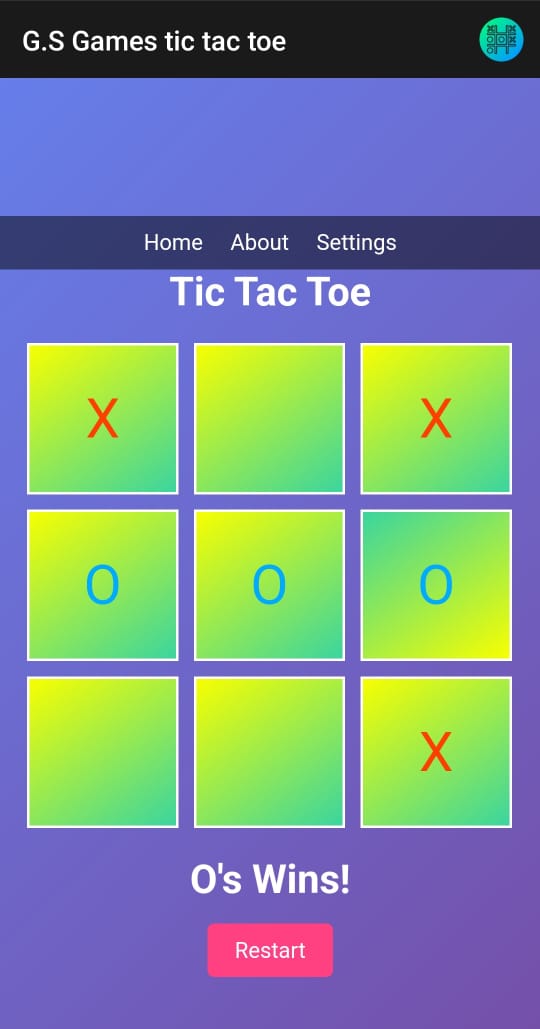 G.S Games tic tac toe | Indus Appstore | Screenshot