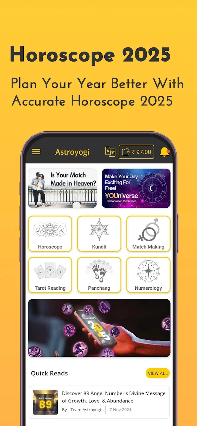 Astroyogi: Astrology & Tarot | Indus Appstore | Screenshot