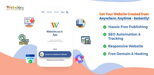 Instant Website Builder | Indus Appstore | Screenshot