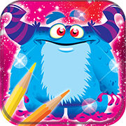 Monsters Coloring Bookapp icon