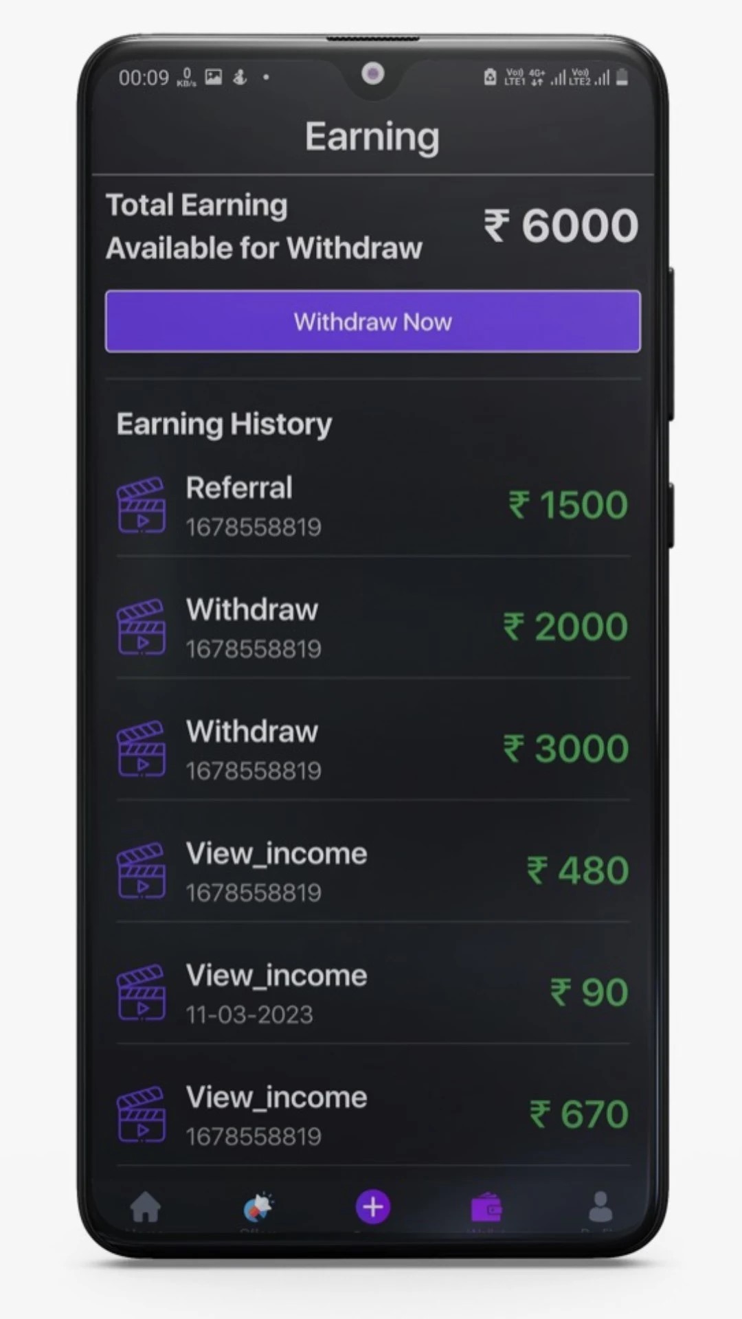 Clicker - Earn from Reels | Indus Appstore | Screenshot