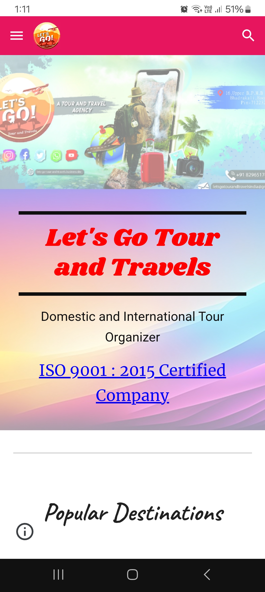 Let's Go Tour and Travels | Indus Appstore | Screenshot