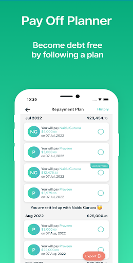 Freebird: Loan/Debt Manager | Indus Appstore | Screenshot