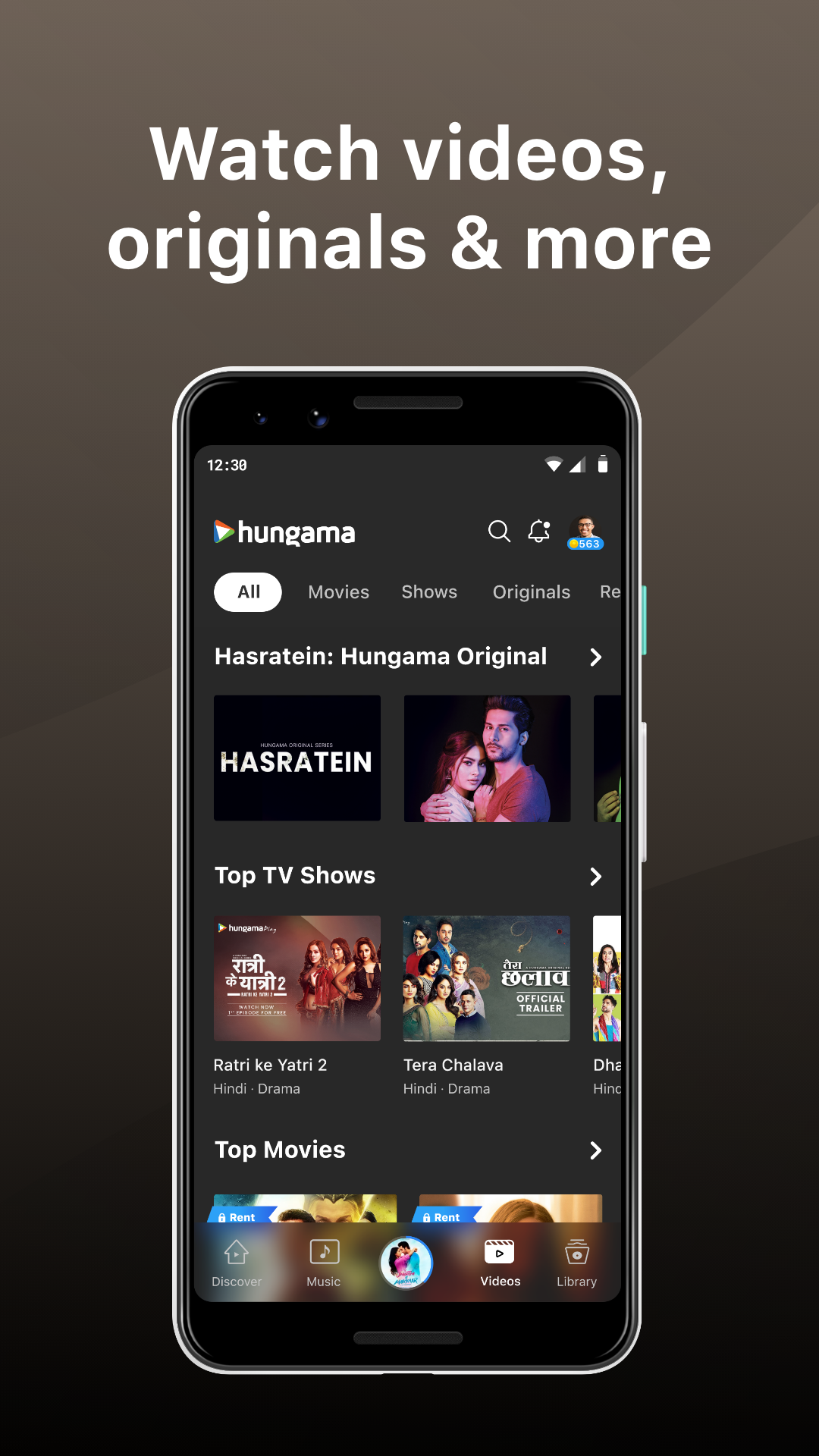 Hungama: Movies Music Podcasts | Indus Appstore | Screenshot