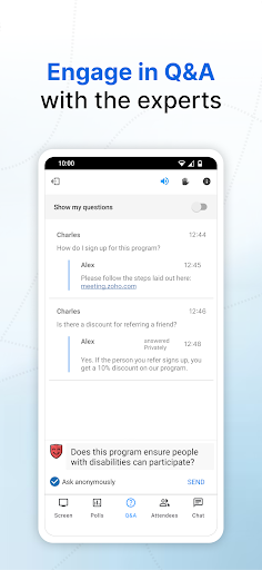 Zoho Meeting - Online Meetings | Indus Appstore | Screenshot