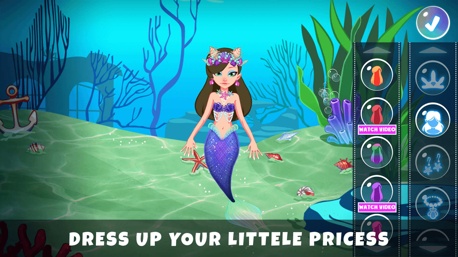 Mermaid Princess Underwater Games | Indus Appstore | Screenshot