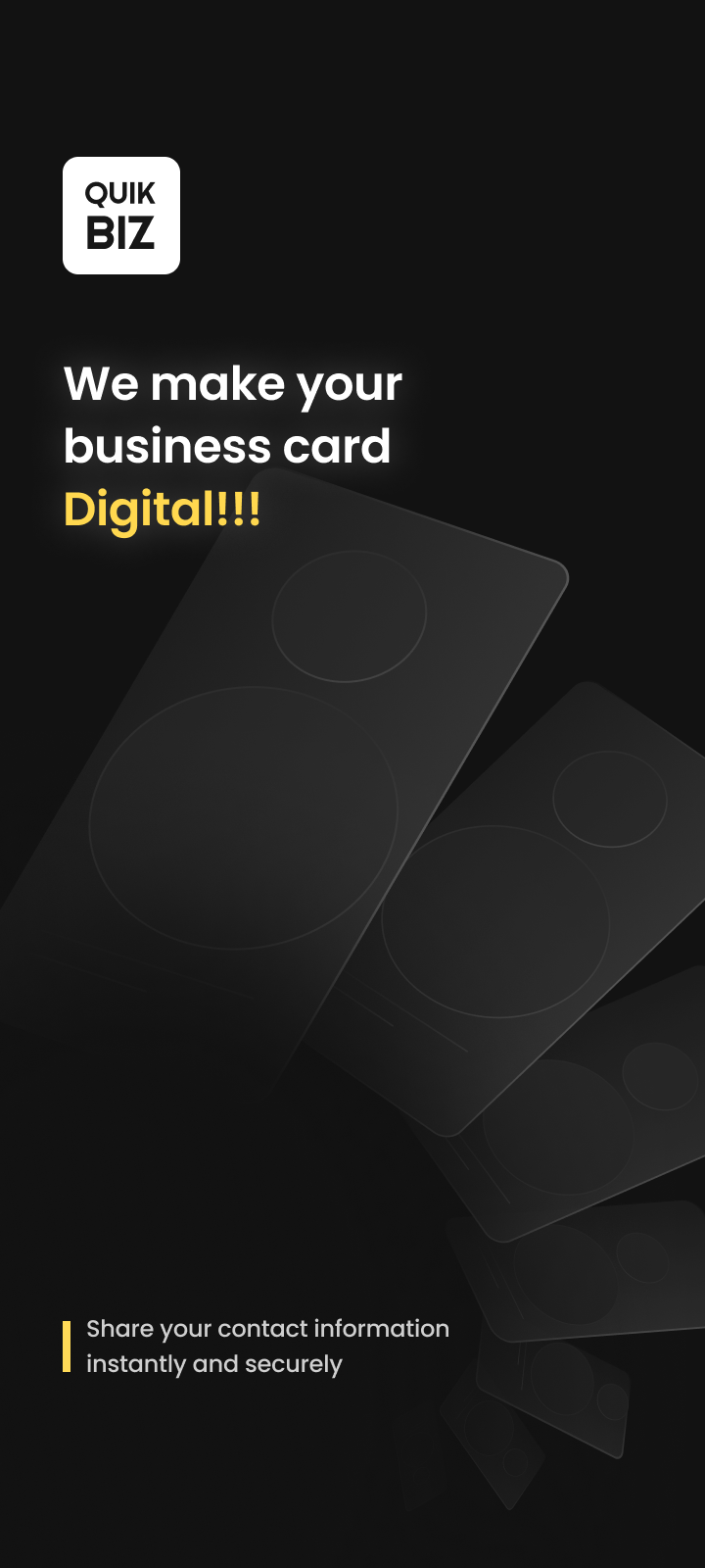 QuikBiz - Digital Business Card | Indus Appstore | Screenshot