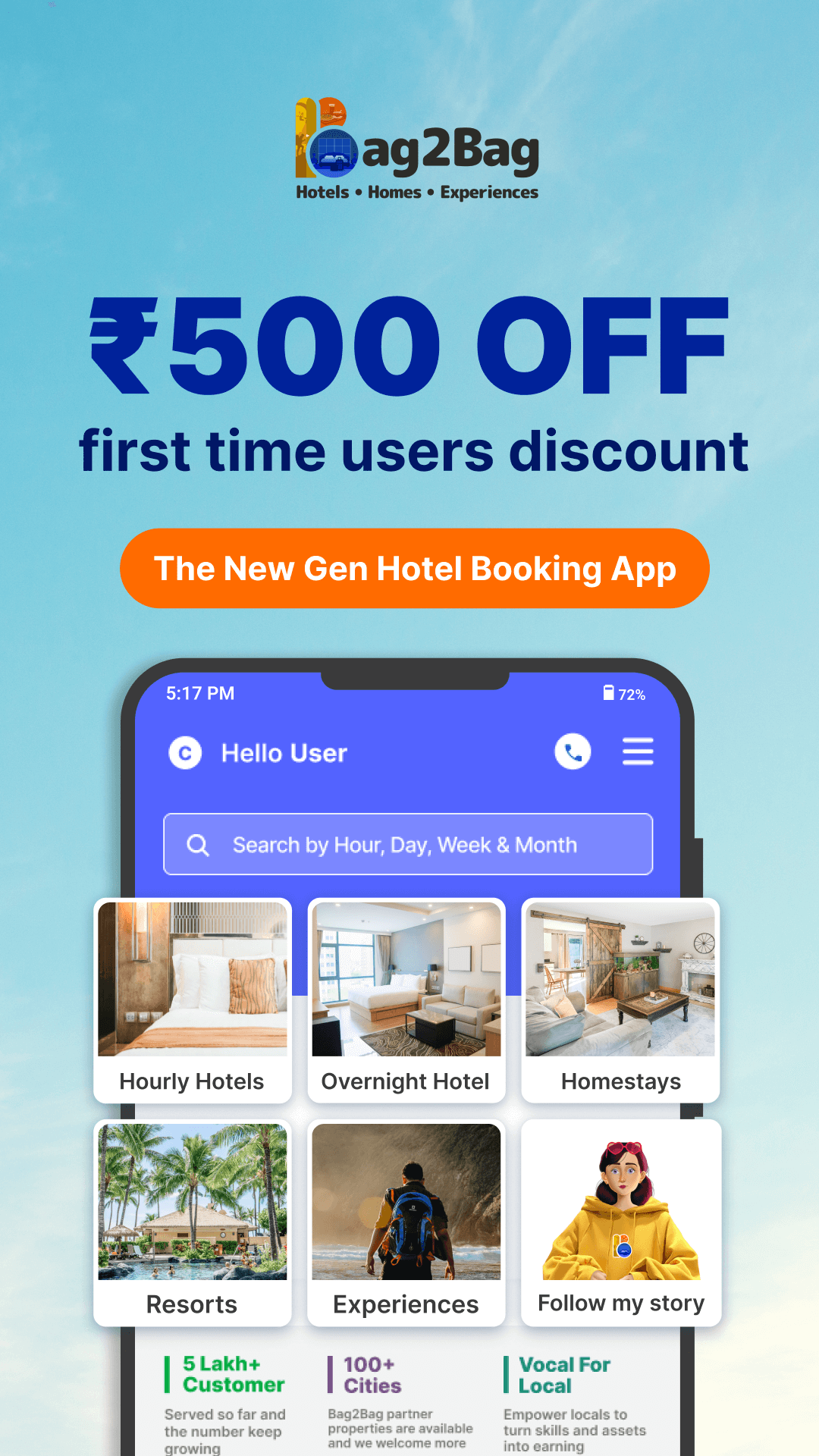 Bag2Bag Hotel Booking App | Indus Appstore | Screenshot