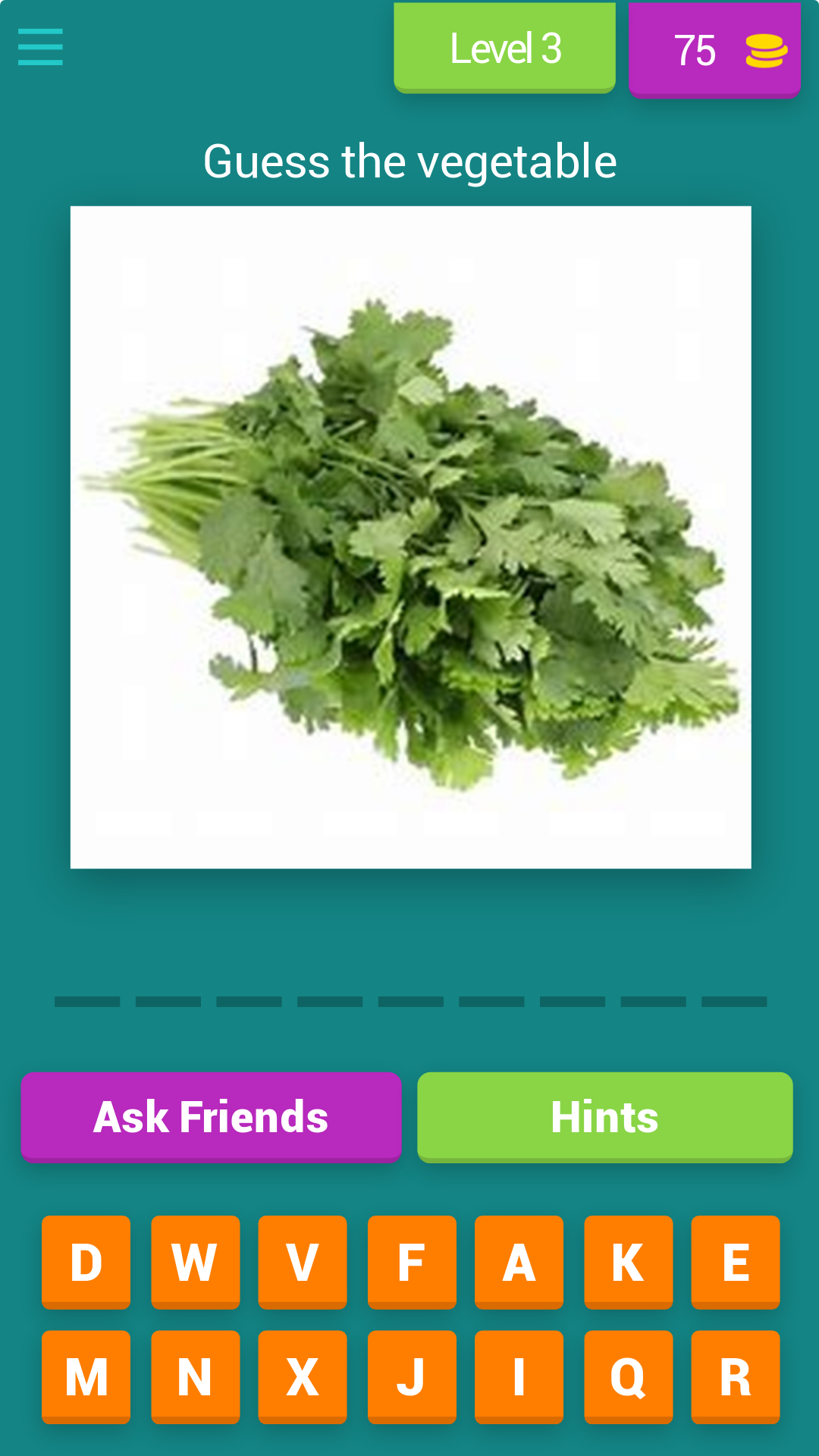 Vegetable Trivia: Guess the quiz | Indus Appstore | Screenshot