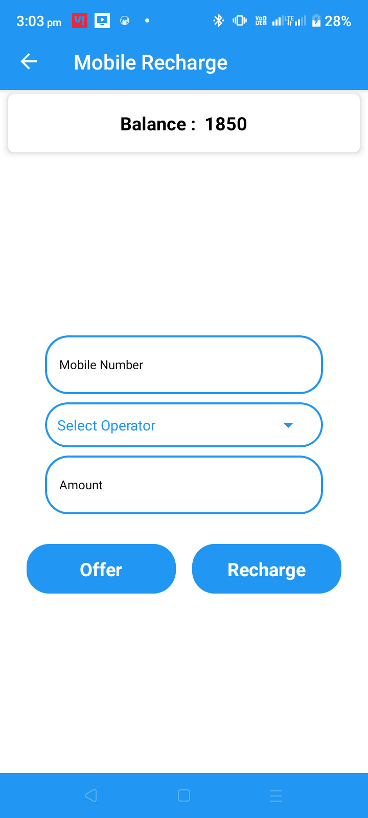 India First Recharge | Indus Appstore | Screenshot