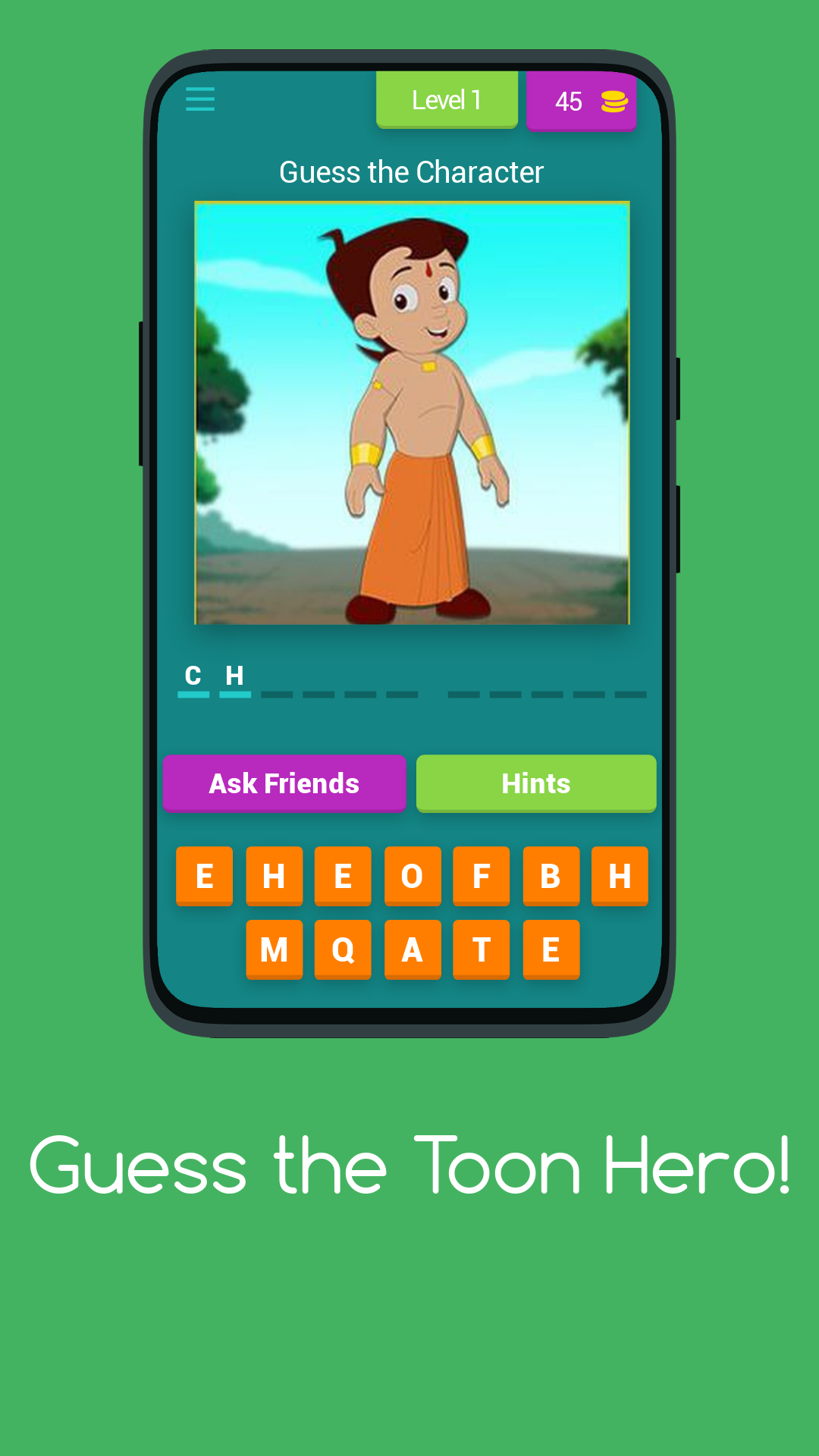 Toon Hero Trivia Quiz Challenge | Indus Appstore | Screenshot