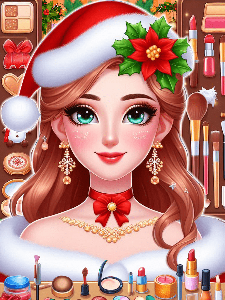 Christmas Dress Up Game For Girls - Christmas Games | Indus Appstore | Screenshot