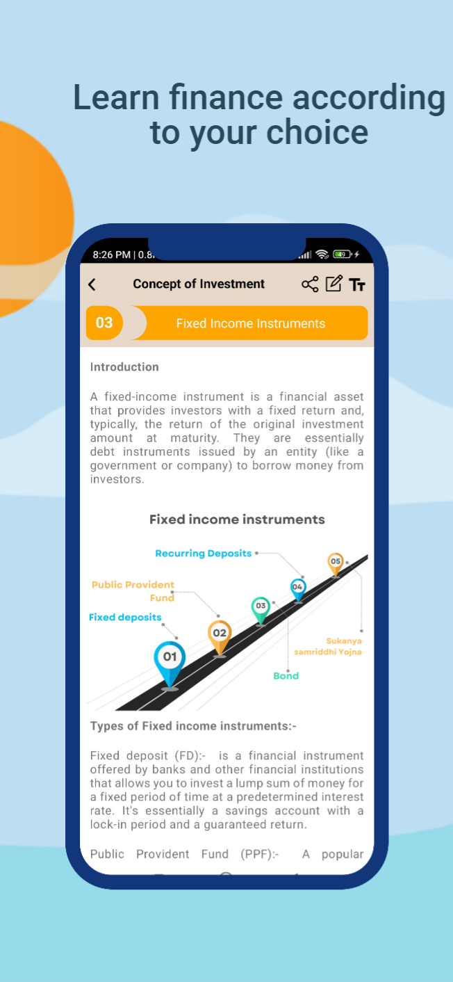 Learn stock market, trading by Ruvifin | Indus Appstore | Screenshot