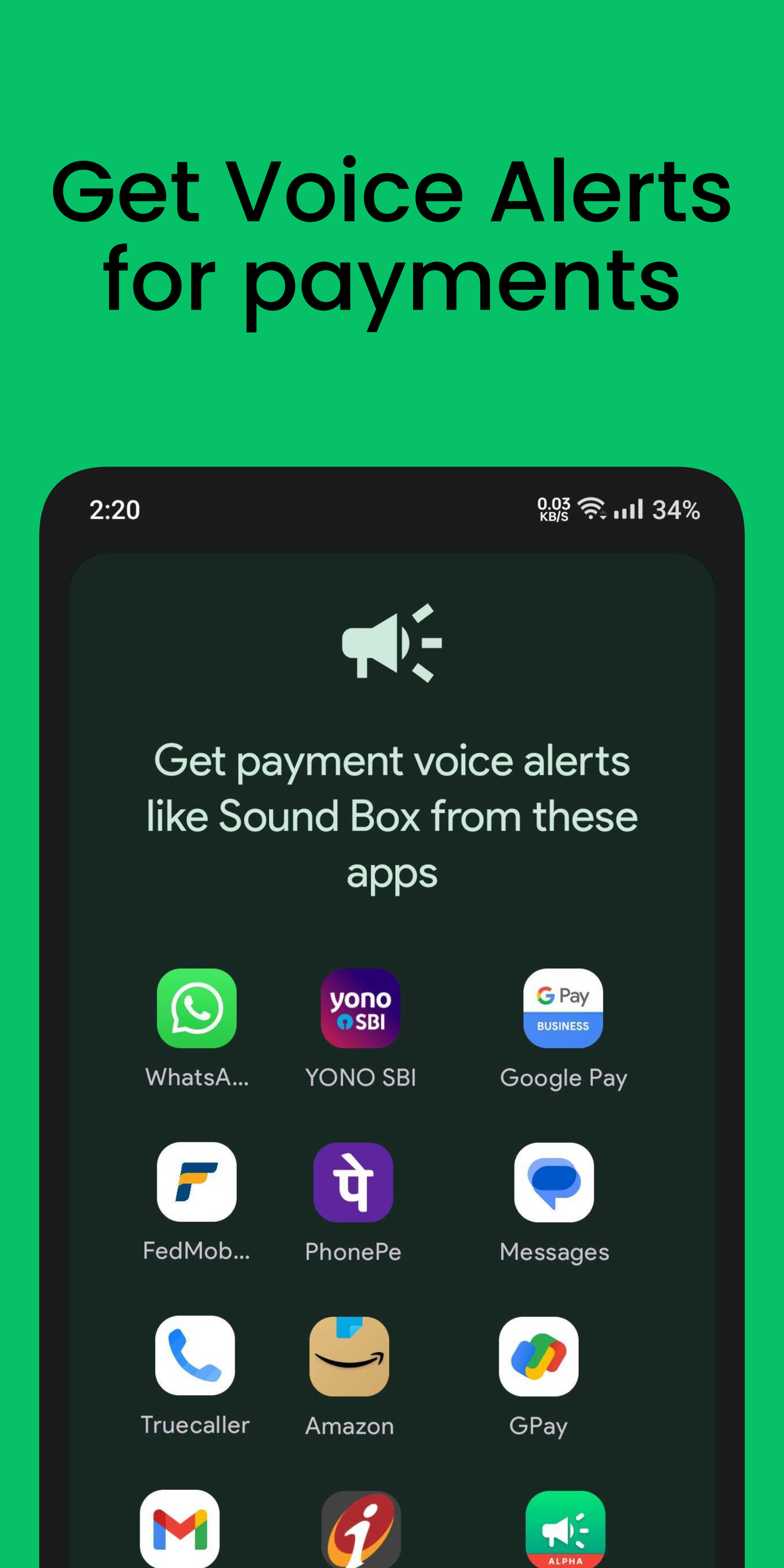 Payment Alerts like Sound Box | Indus Appstore | Screenshot