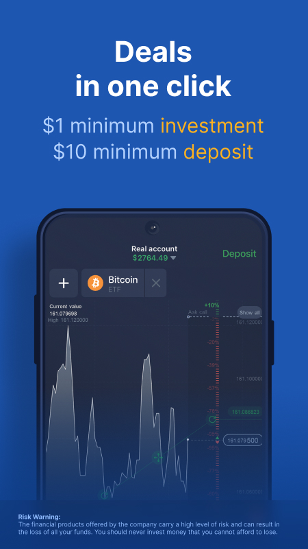 IQ Option –  Stock Market, Forex & ETFs Trading App | Indus Appstore | Screenshot