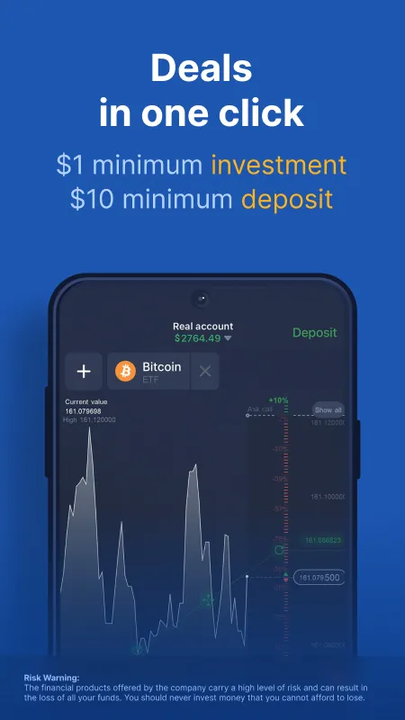 IQ Option –  Stock Market, Forex & ETFs Trading App | Indus Appstore | Screenshot
