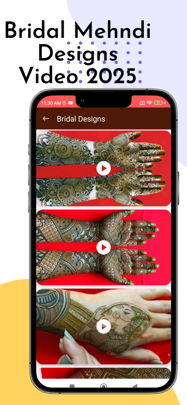 Mehndi Design 2025 | Indus Appstore | Screenshot