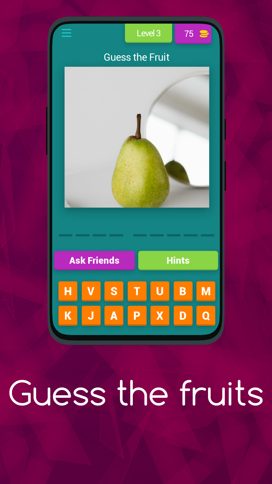 Guess the fruits | Indus Appstore | Screenshot